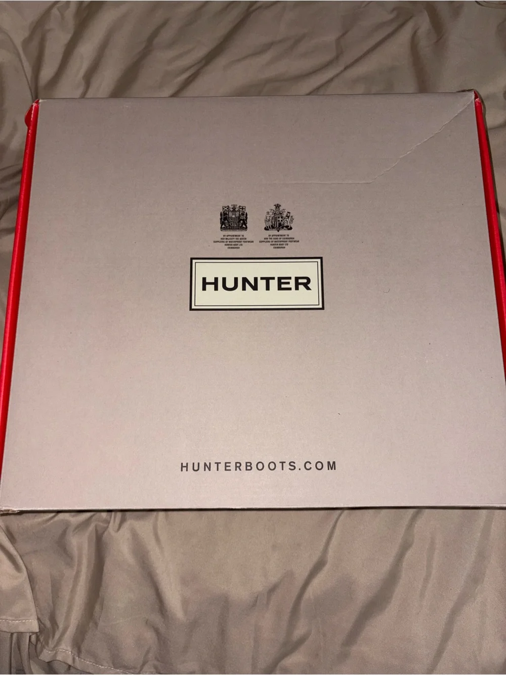 Authentic Hunter Original Short Gloss Rain Boots Thistle Purple Women’s US 9 NIB